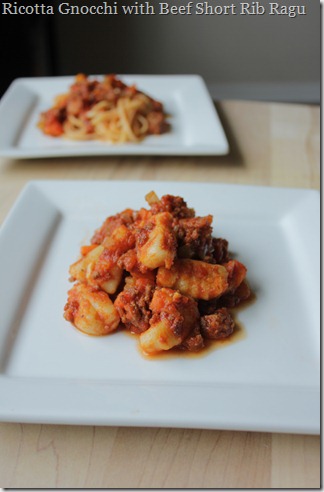 Ricotta Gnocchi with Beef Short Rib Ragu2