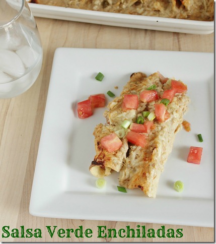 Salsa Verde Enchiladas