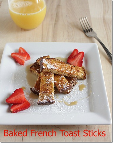 Baked French Toast Sticks