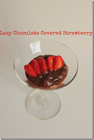 The Lazy Chocolate Covered Strawberry text