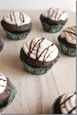 Stout Cupcakes with Baileys and stout frosting (8)