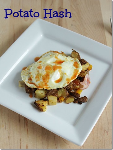Potato Hash and Egg  