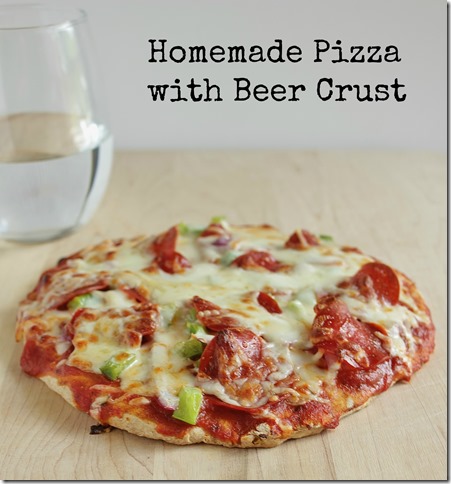 Homemade Pizza with Beer Crust