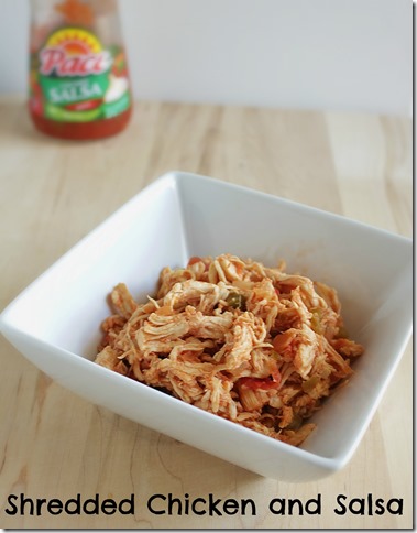 2 ingredient chicken shredded chicken and salsa