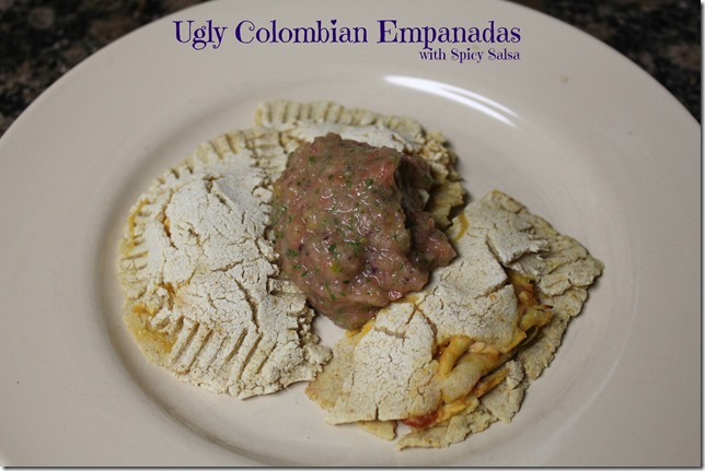 Colombian Empanadas with spicy sauce