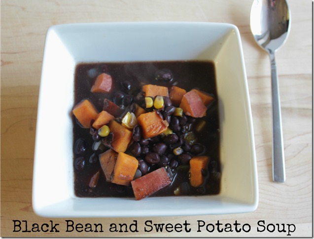 Black Bean and Sweet Potato Soup 