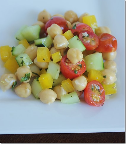 Chickpea and Cucumber Salad