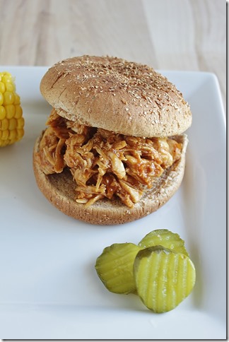Pulled Chicken BBQ Sandwich 2