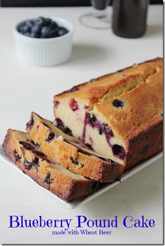 Blueberry Pound Cake Wheat Beer