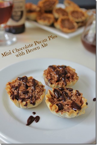 Chocolate Pecan Pie with Brown Ale