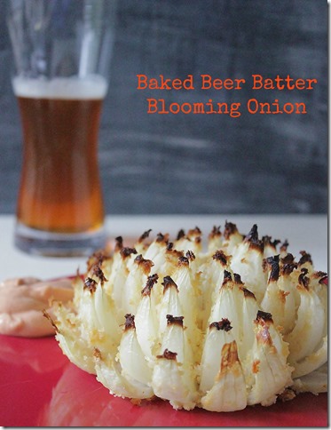 Baked Blooming Onion Beer Batter Text