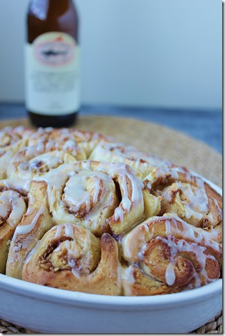Dogfish Head Pumpkin Ale Cinnamon Rolls 2