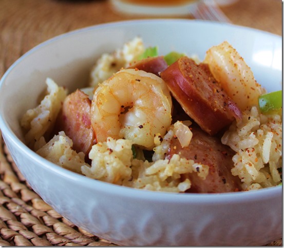 Sausage and Shrimp Dirty Rice with IPA