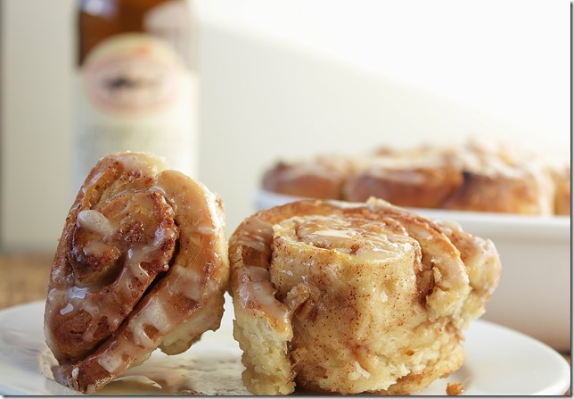 Dogfish Head Pumpkin Ale Cinnamon Rolls