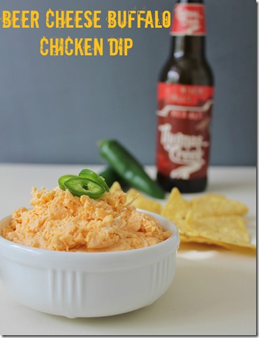 Beer Cheese Buffalo Chicken Dip 