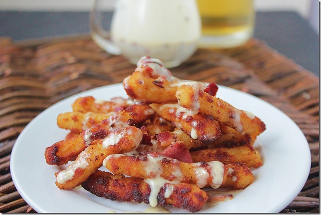 Horseradish, Bacon, Beer Cheese Sauce