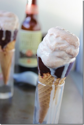 Chocolate Dipped Waffle Cones with Vanilla Porter 2