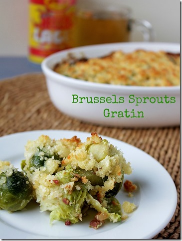 Brussels Sprouts Gratin 