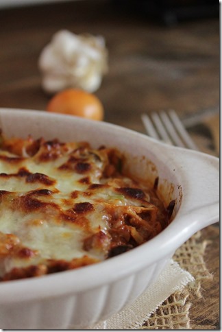  Baked Spaghetti Squash with Meat Sauce (2)