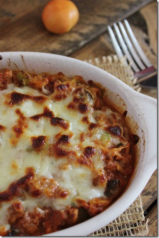  Baked Spaghetti Squash with Meat Sauce (3)