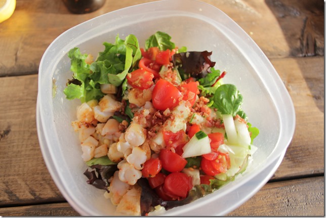 Honey Ginger Grilled Shrimp Salad 8