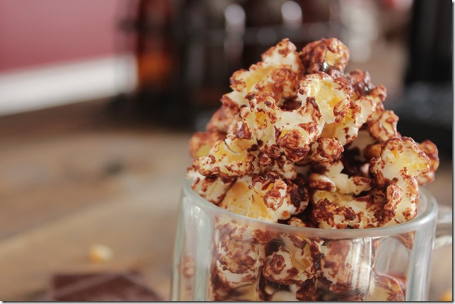 Chocolate Stout and Peanut Butter Popcorn 4