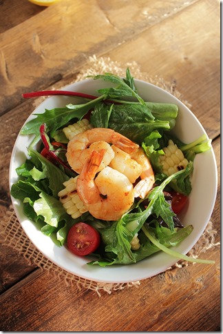 Honey Ginger Grilled Shrimp Salad 5