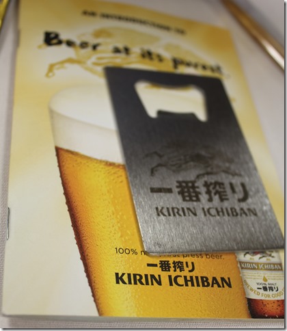 Kirin Ichiban Beer and Candice Kumai (1)