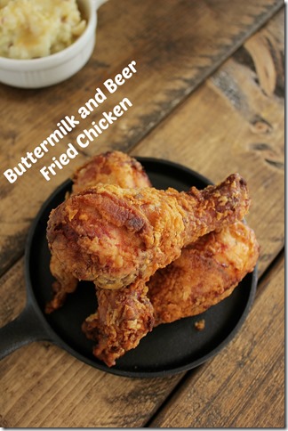 Buttermilk and Beer Fried Chicken