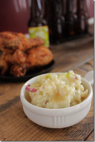 Mashed Potatoes with IPA Cajun Gravy  (2)