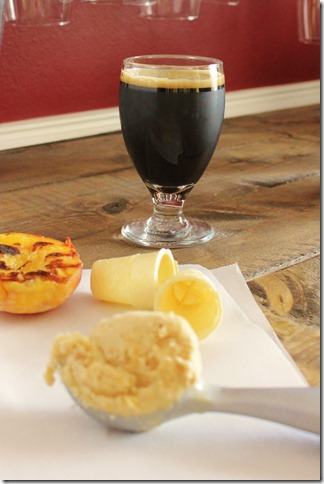Grilled Peaches and Porter Ice Cream 6