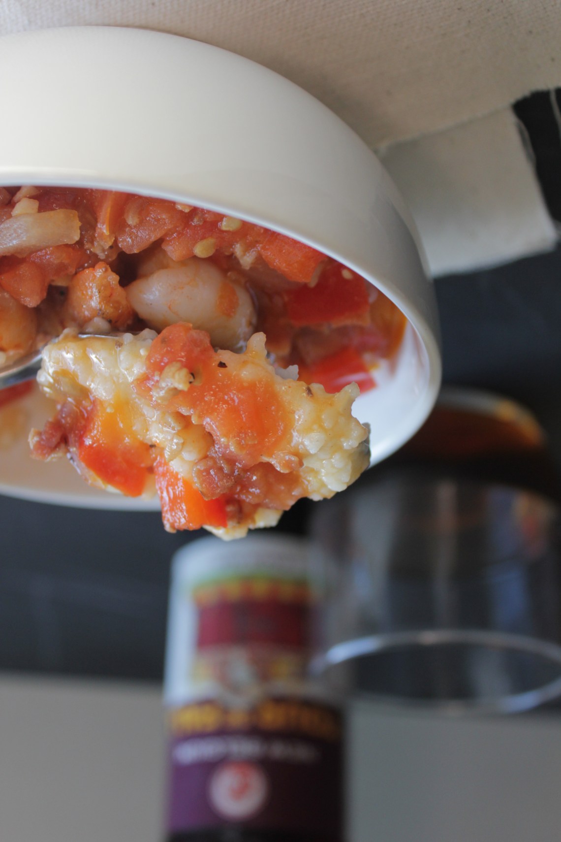 Shrimp and Beer Cheese Grits