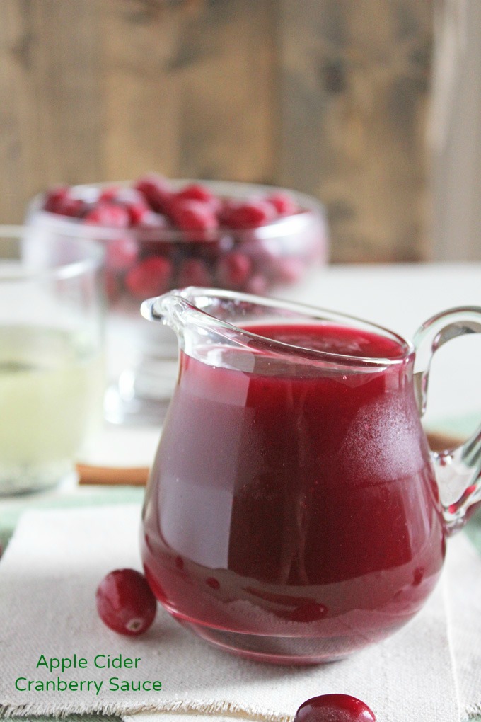 Apple Cider Cranberry Sauce- Life Food and Beer