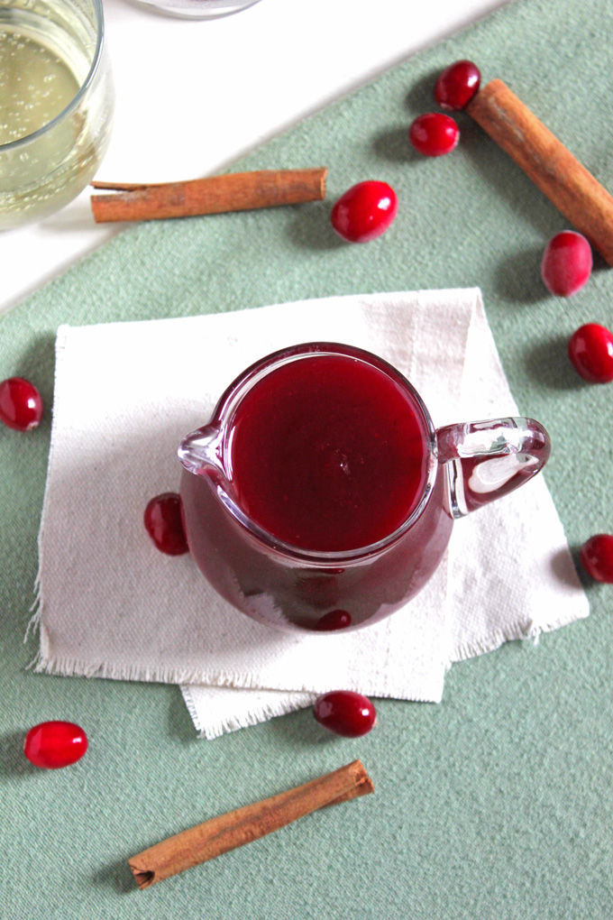 Apple Cider Cranberry Sauce- Life Food and Beer