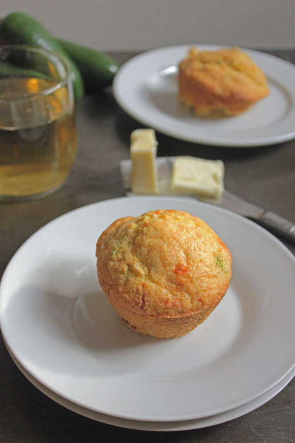 Jalapeno Cheddar Corn Muffins 