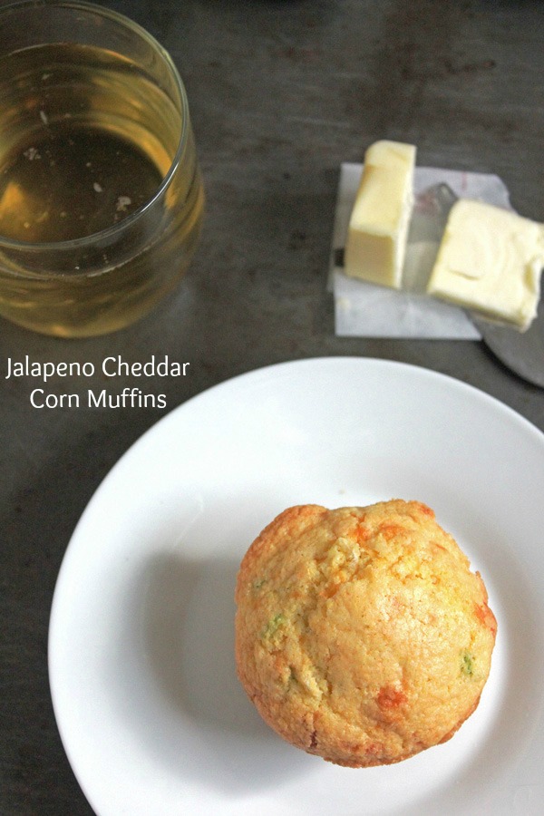 Jalapeno Cheddar Corn Muffins- Life Food and Beer