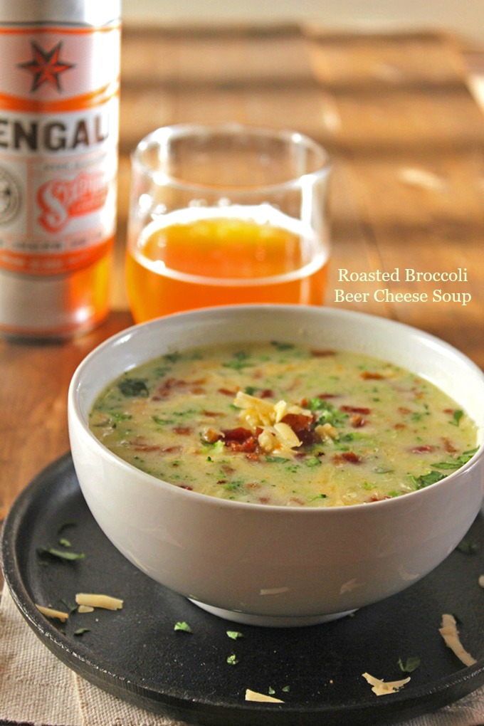 Roasted Broccoli Beer Cheese Soup Bengali Sixpoint