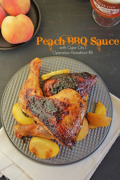 Peach-BBQ-Sauce-with-Cigar-City-IPA