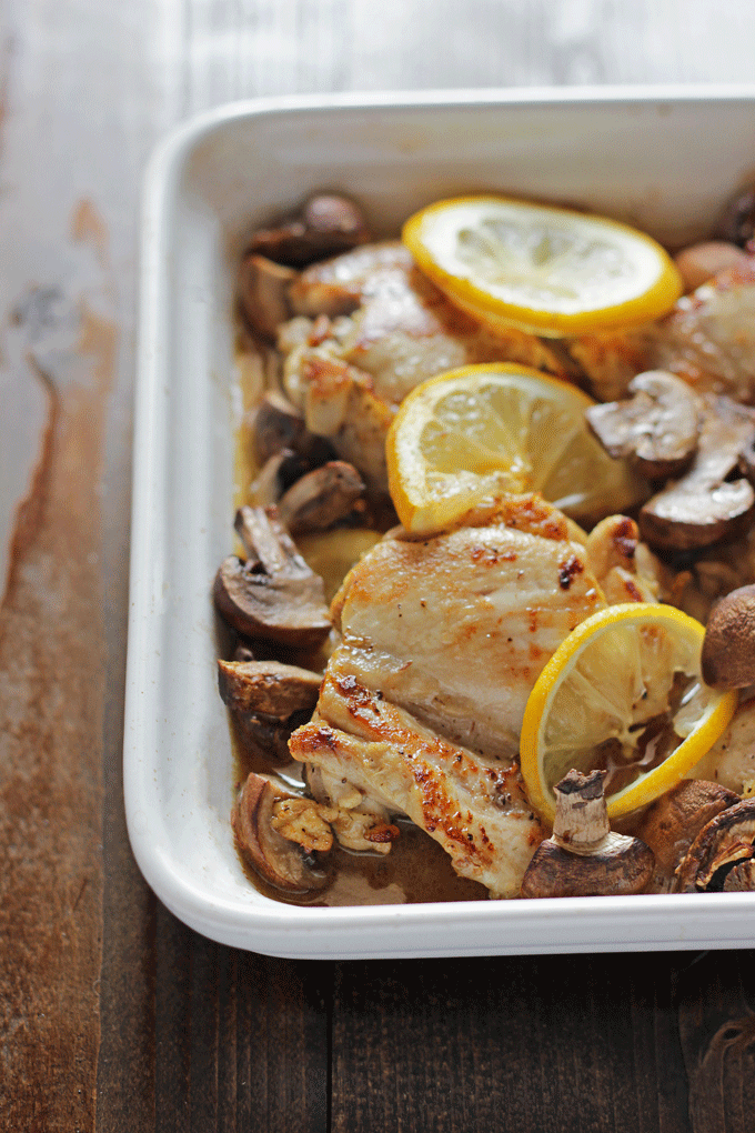 Saison Lemon Garlic Chicken- Life Food and Beer