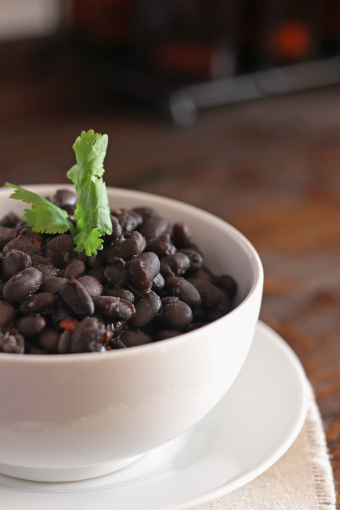 Drunken Black Beans- Life Food and Beer