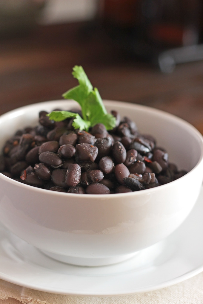 Drunken Black Beans- Life Food and Beer