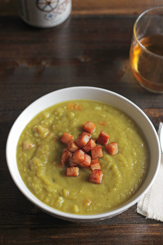 Ham and Split Pea Soup- Life Food and Beer