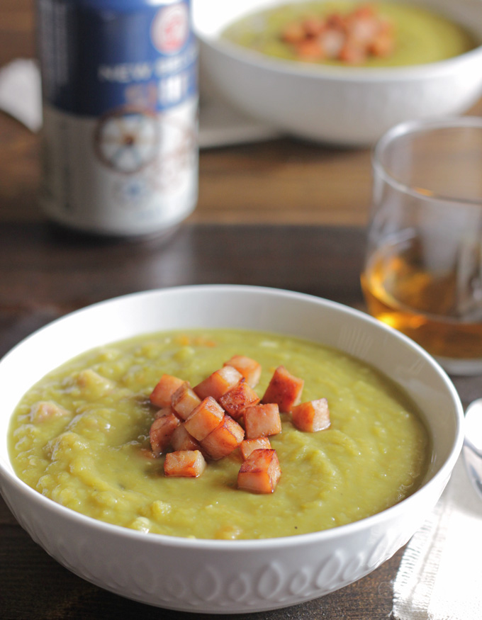 Ham and Split Pea Soup- Life Food and Beer