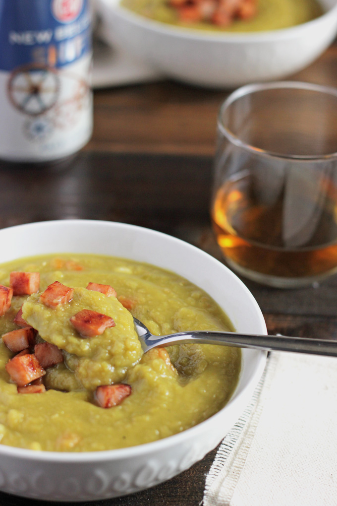 Ham and Split Pea Soup- Life Food and Beer