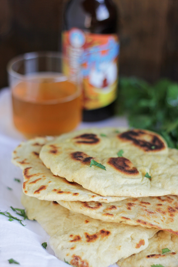 Garlic Naan Bread- Life Food and Beer