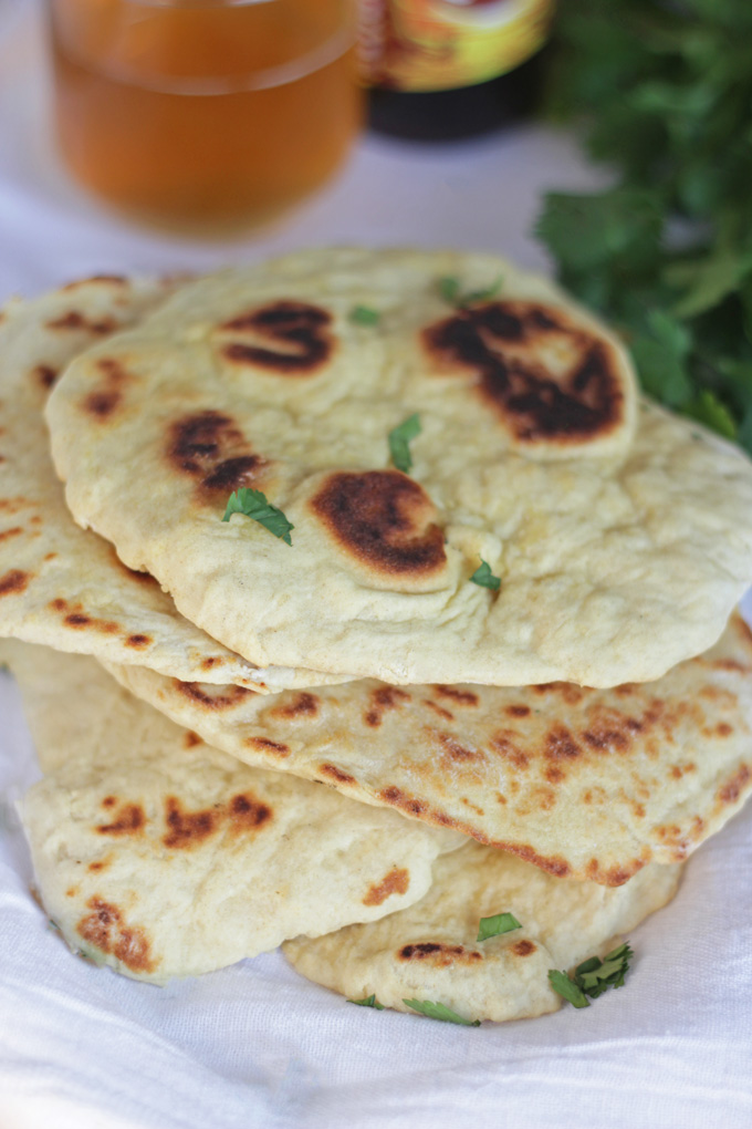 Garlic Naan Bread- Life Food and Beer