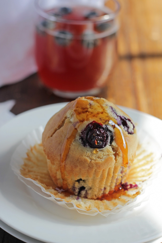 Blueberry Saison Muffins- Life Food and Beer