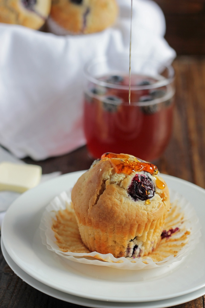 Blueberry Saison Muffins- Life Food and Beer