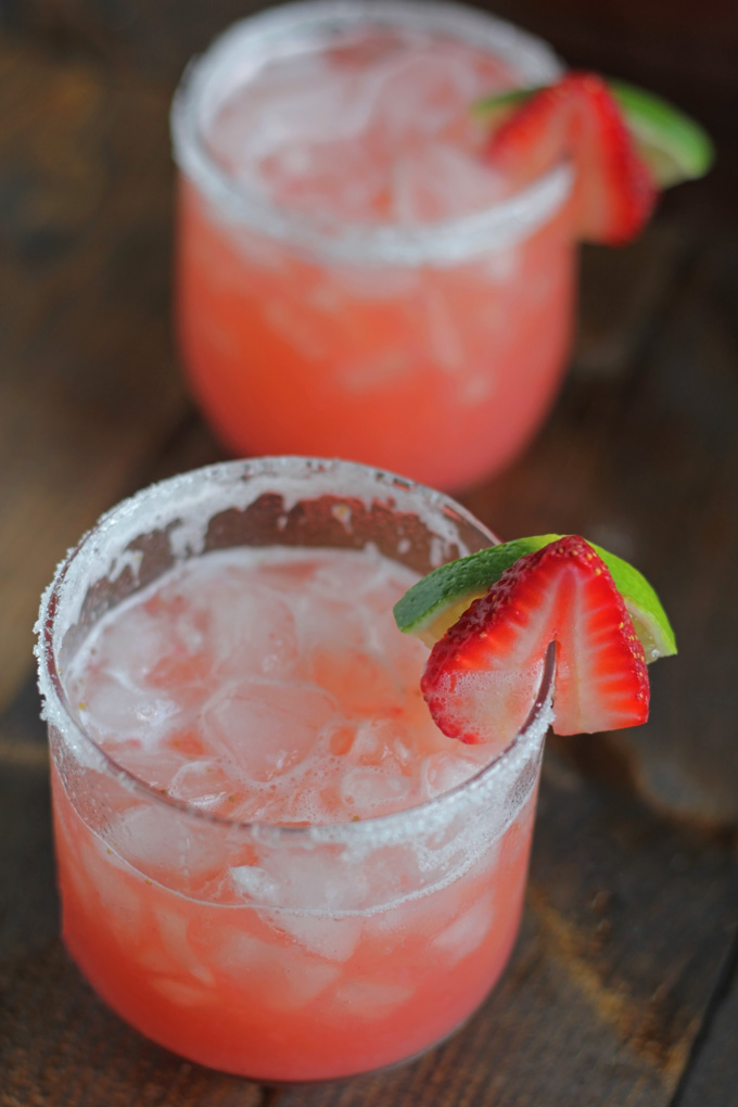 Strawberry Beer Margarita- Life Food and Beer