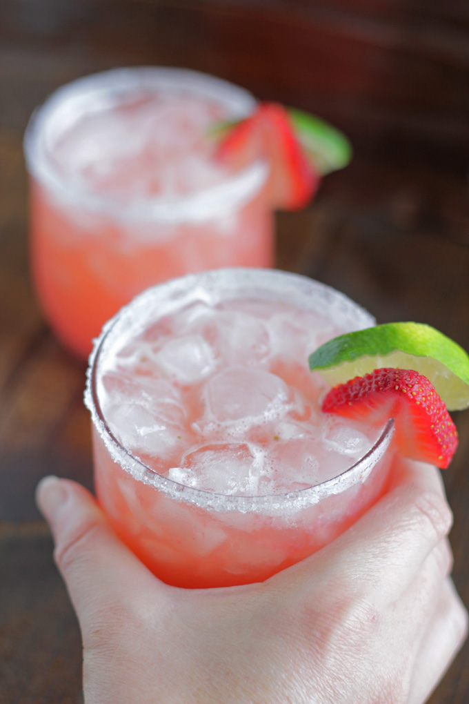 Strawberry Beer Margarita- Life Food and Beer